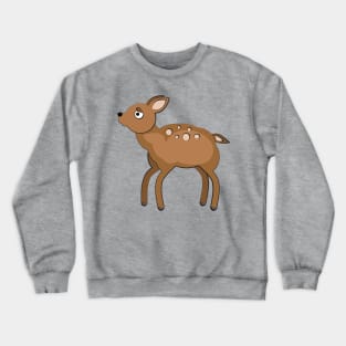 Cute Baby Deer Crewneck Sweatshirt